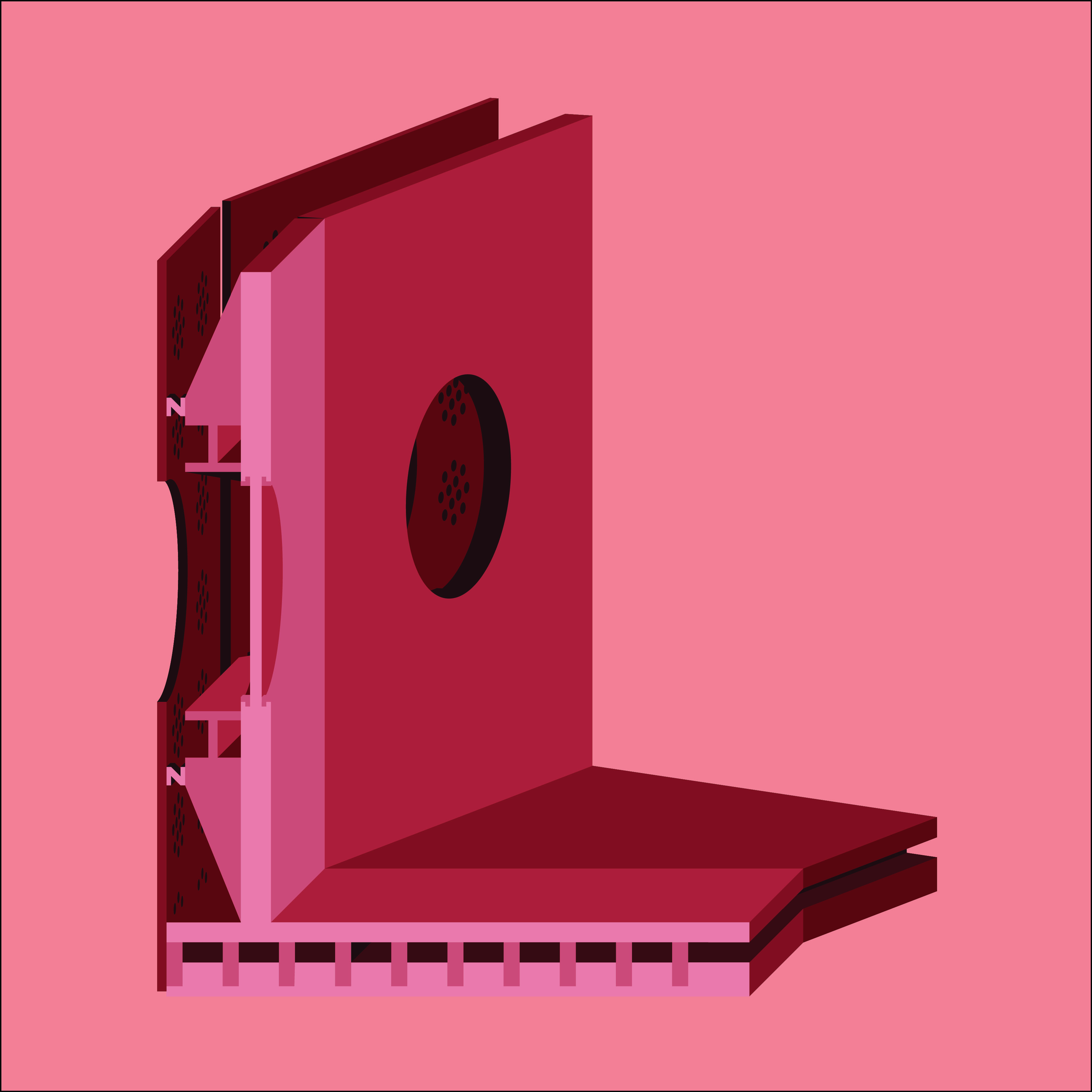 Typical wall render.