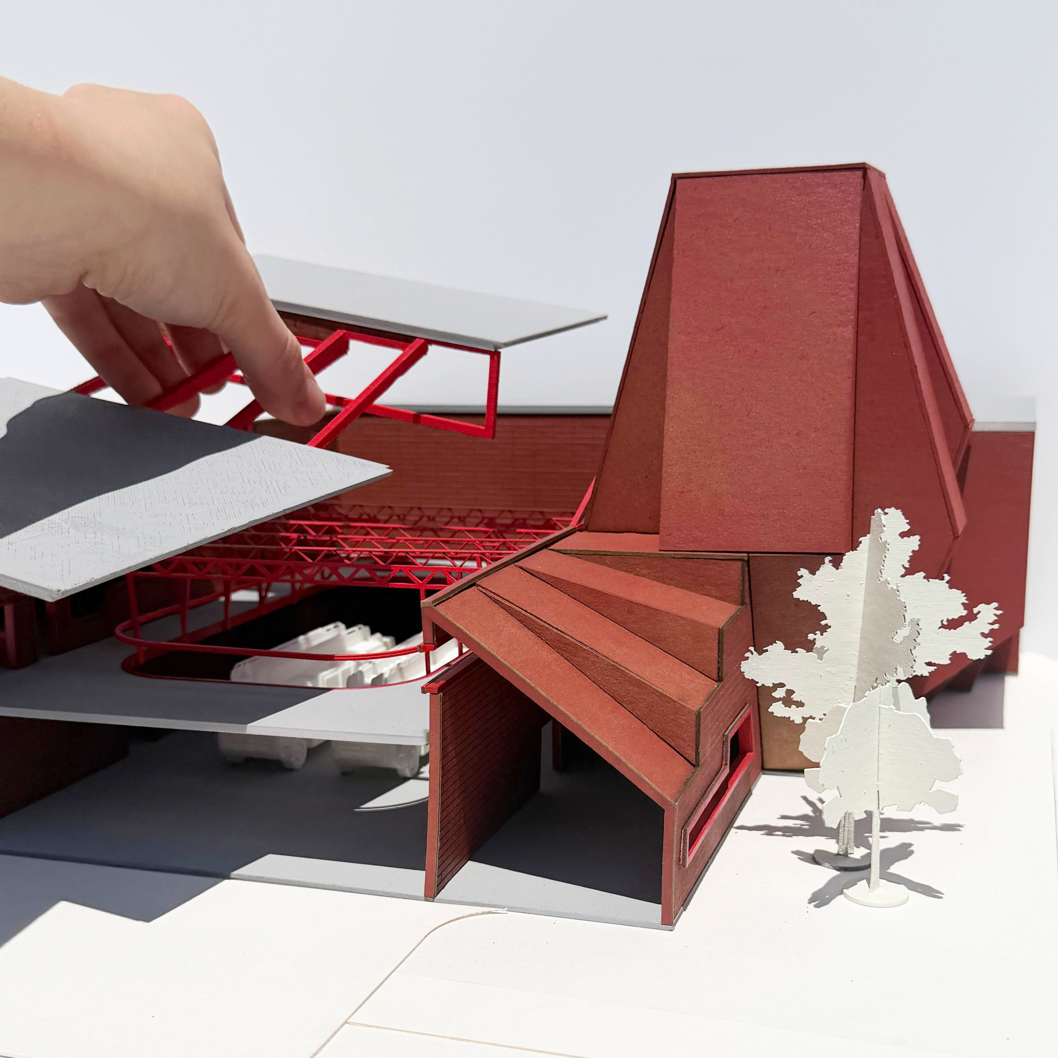Physical model of Fire Station