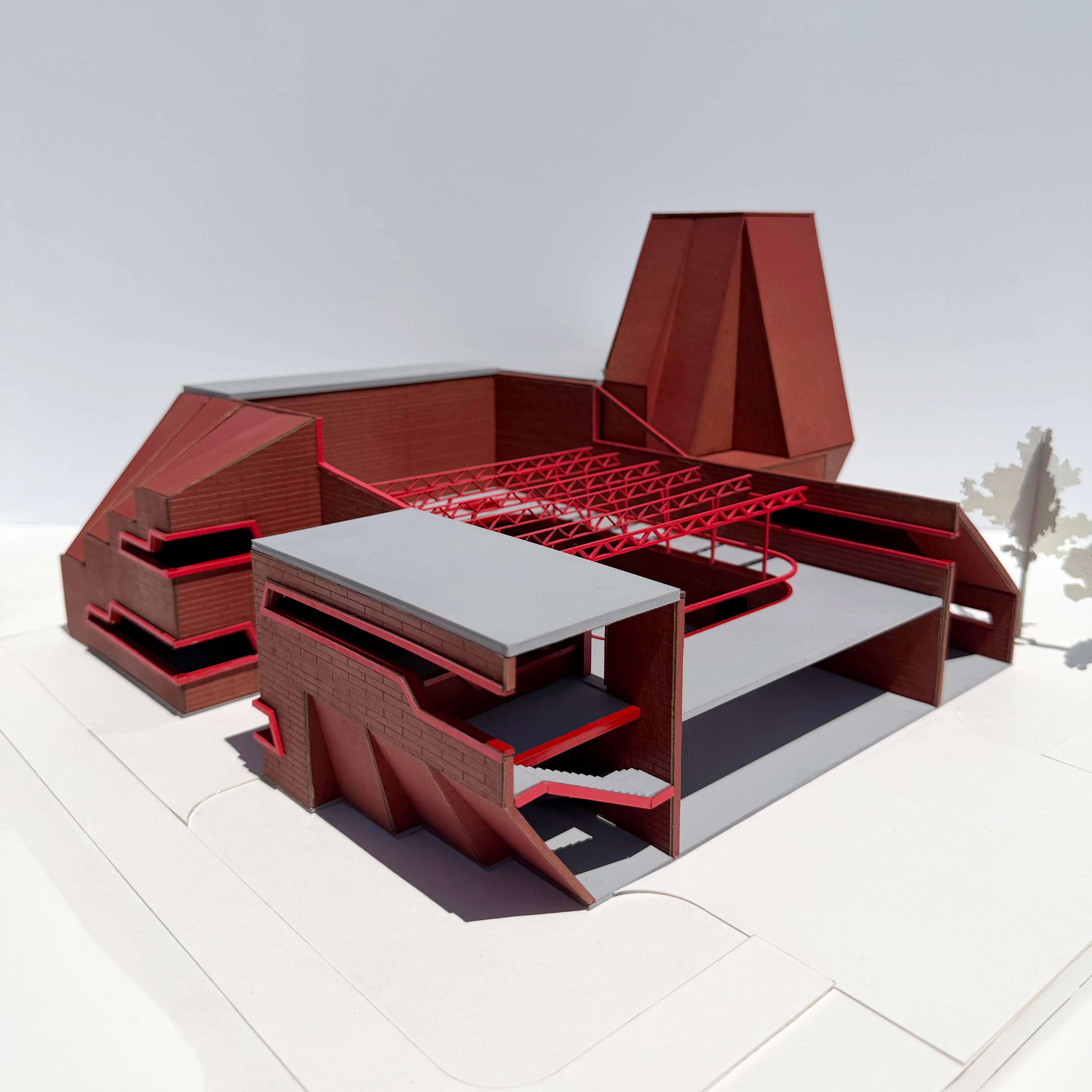 Physical model of Fire Station