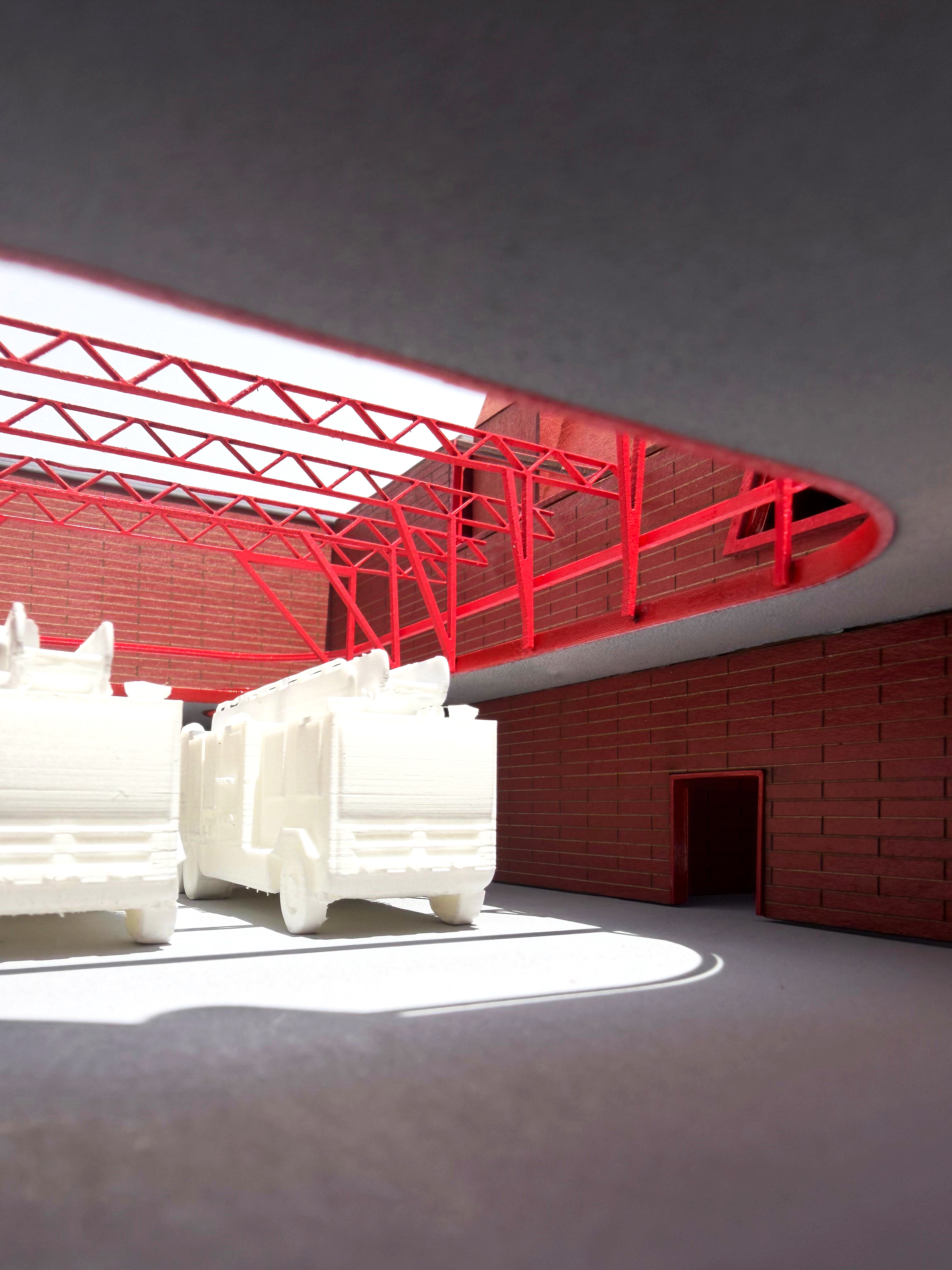 Physical model of Fire Station