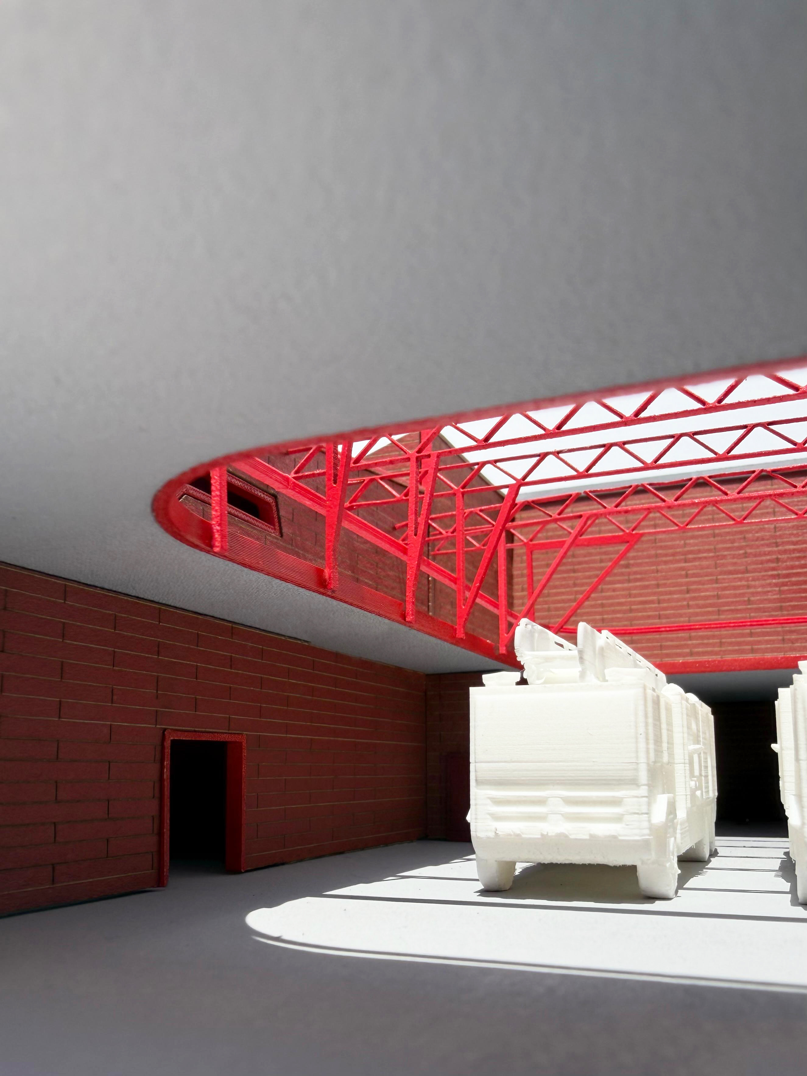 Physical model of Fire Station