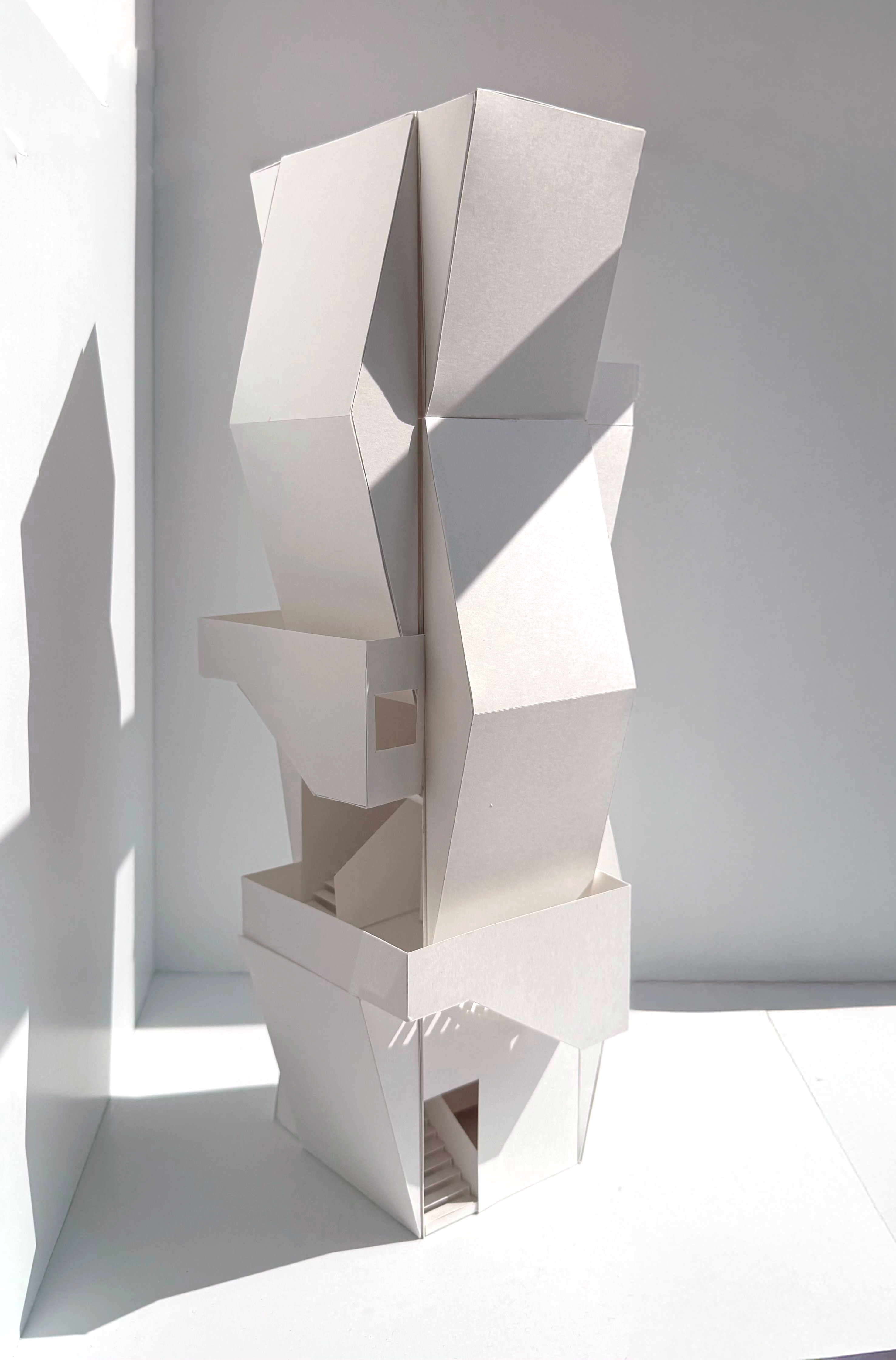 Photograph of the training tower model.